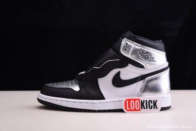 Official Maikesneakers JORDAN WMNS 1 SILVER HIGH CD0461-001 OG TOE AIR 0717